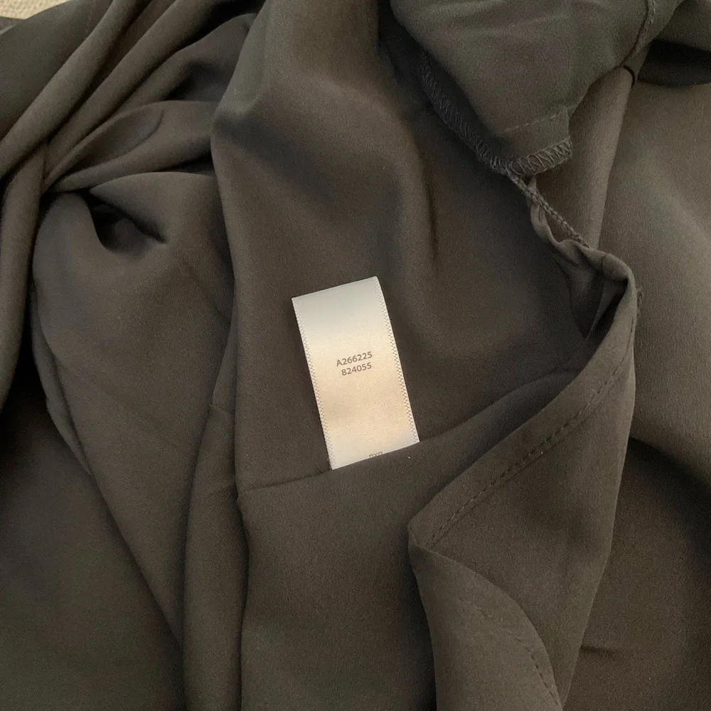 NWOT | G.I.L.I. Maxi Dress | Black & Tan | Sweater Top | Chiffon Skirt | 16P - Picture 7 of 8